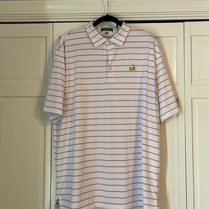 Masters logo Peter Millar polo